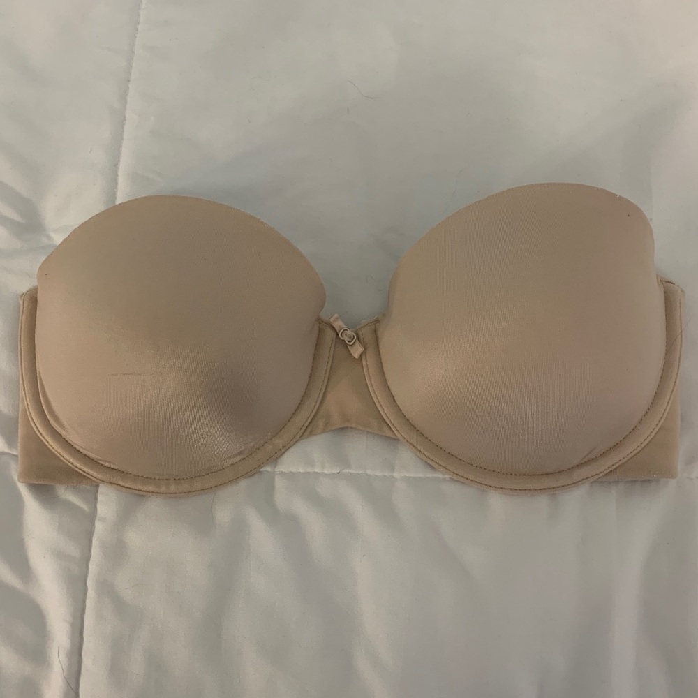 Strapless Nude Vanity Fair Bra 34C